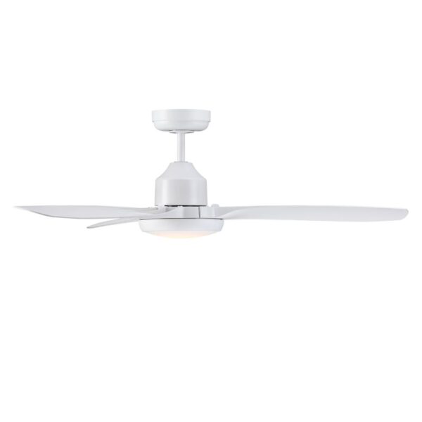 Mercator Raptor DC Ceiling Fan with LED Light - White 48"