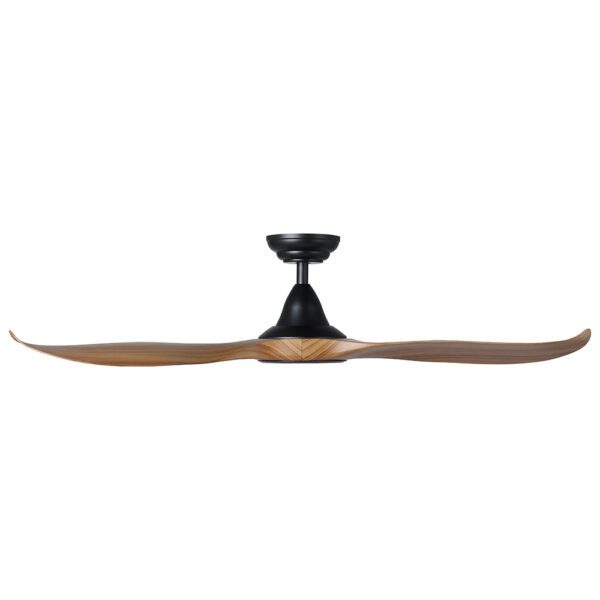 Eglo Noosa DC Ceiling Fan - Black with Teak Blades 52"