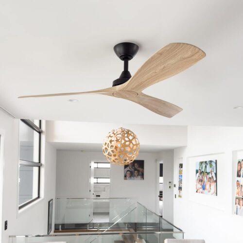 three-sixty-spitfire-dc-ceiling-fan-black-light-oak-blades-60-modern-living-room