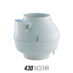 Elicent AXC 100 TP - Centrifugal Inline Fan 100mm Duct - Plastic