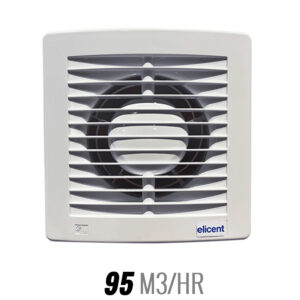 Elicent E-Style 100 PRO - Ceiling/Wall Exhaust Fan - 100mm Duct - White