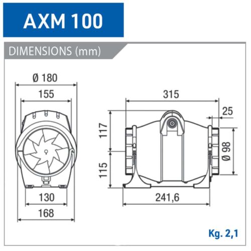 elicent-axm-inline-mixflow-100mm-duct-metal-dimensions