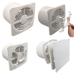Fanco Dynamic Exhaust Fan 150mm - Gloss White Cover