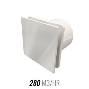 Fanco Dynamic Exhaust Fan 150mm - Gloss White Cover