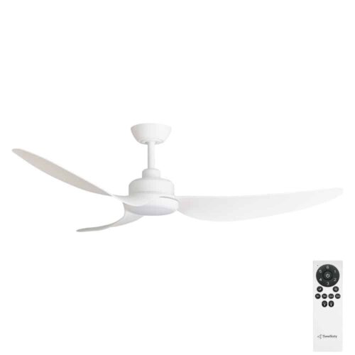 Three Sixty Trinity DC Ceiling Fan with LED - Matte White 56" - with remote control