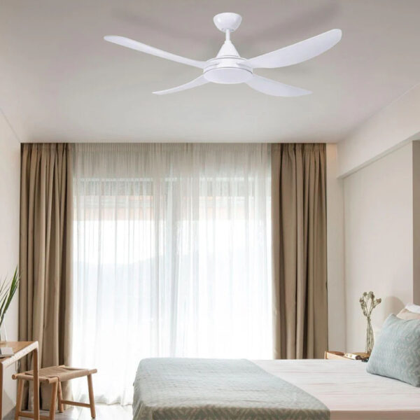 Brilliant Vector DC Ceiling Fan - White 48"
