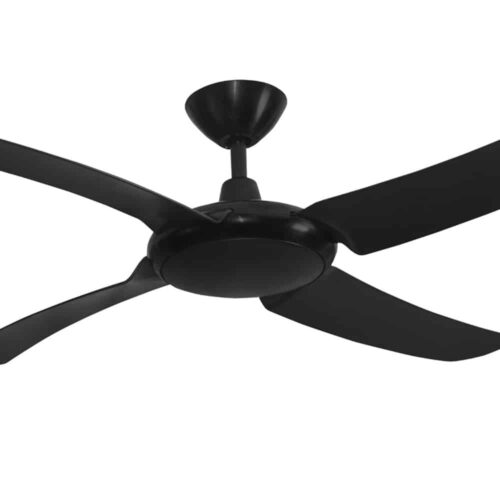 Hunter Pacific Icon DC Ceiling Fan - Black 54" - close up