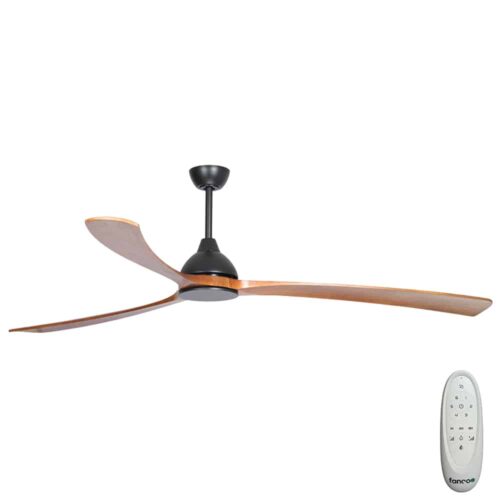 fanco-sanctuary-dc-86-black-with-teak-blades-no-light