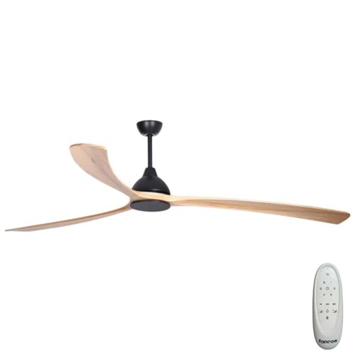 fanco-sanctuary-dc-92-black-with-natural-blades-no-light