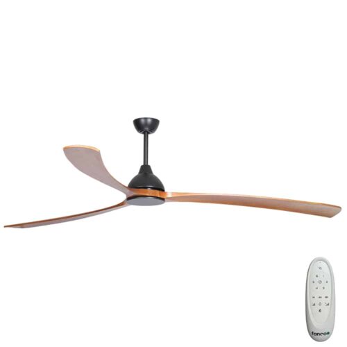 fanco-sanctuary-dc-92-black-with-teak-blades-no-light