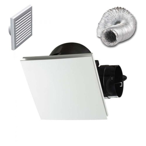 fanco-hybrid-square-exhaust-fan-150mm-with-6m-duct-and-flyscreen-vent-white