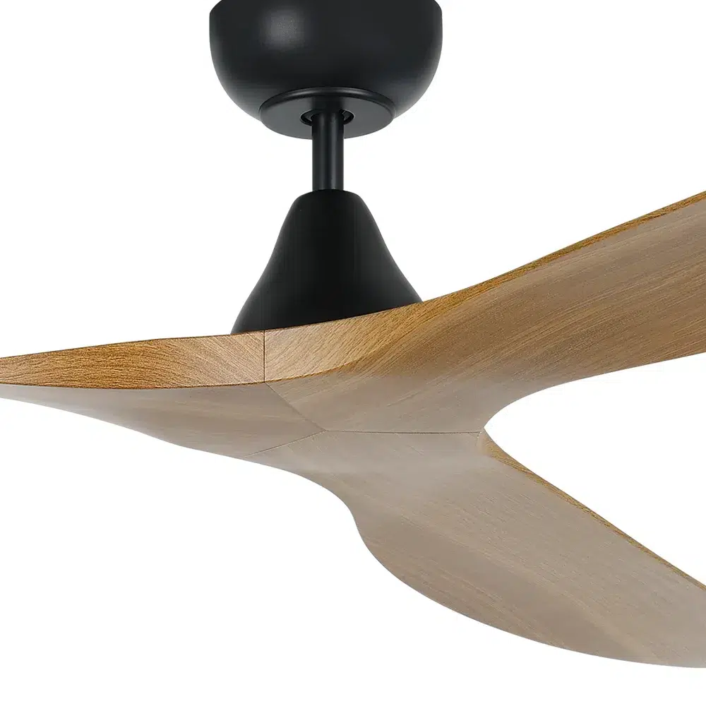 eglo-surf-dc-72-inch-black-with-burmese-teak-blades-no-light-close-up