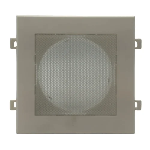 Alpine Ventilation Aluminium Face Snap-in Eave Vent 150mm Duct - White - front