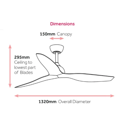 claro-whisper-dc-52-inch-no-light-white-dimensions