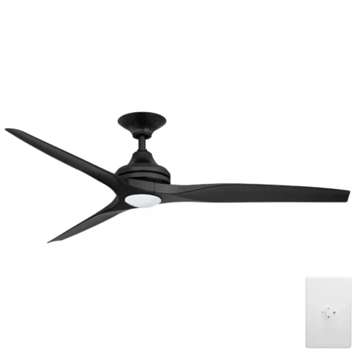 three-sixty-spitfire-ac-v2-60-inch-black-with-black-blades-and-cct-led-light-and-wall-control