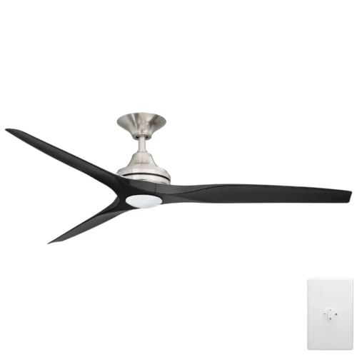 three-sixty-spitfire-ac-v2-60-inch-brushed-nickel-with-black-blades-with-cct-led-light-and-wall-control