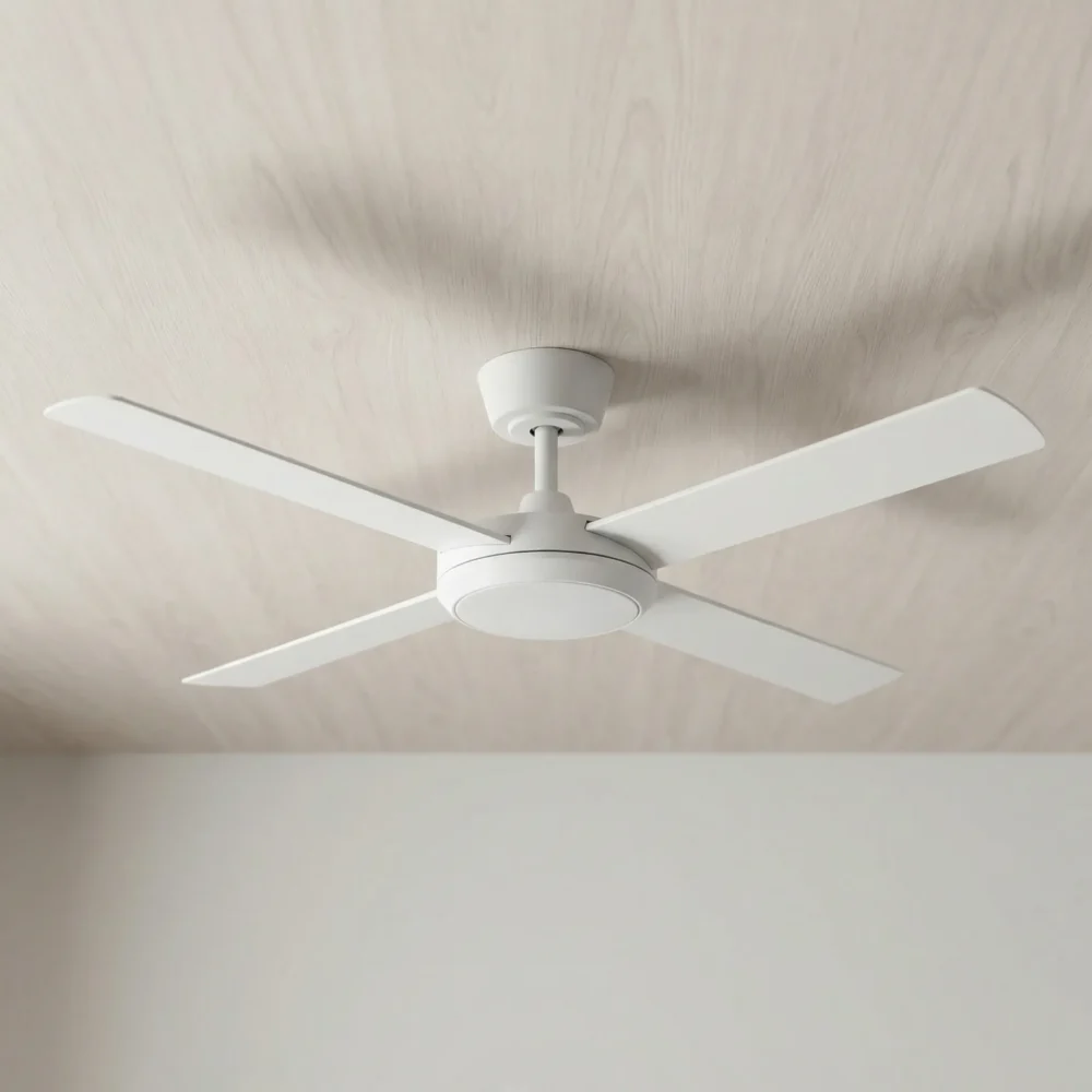 Eco Silent Pro White 48 with light insitu Fanco