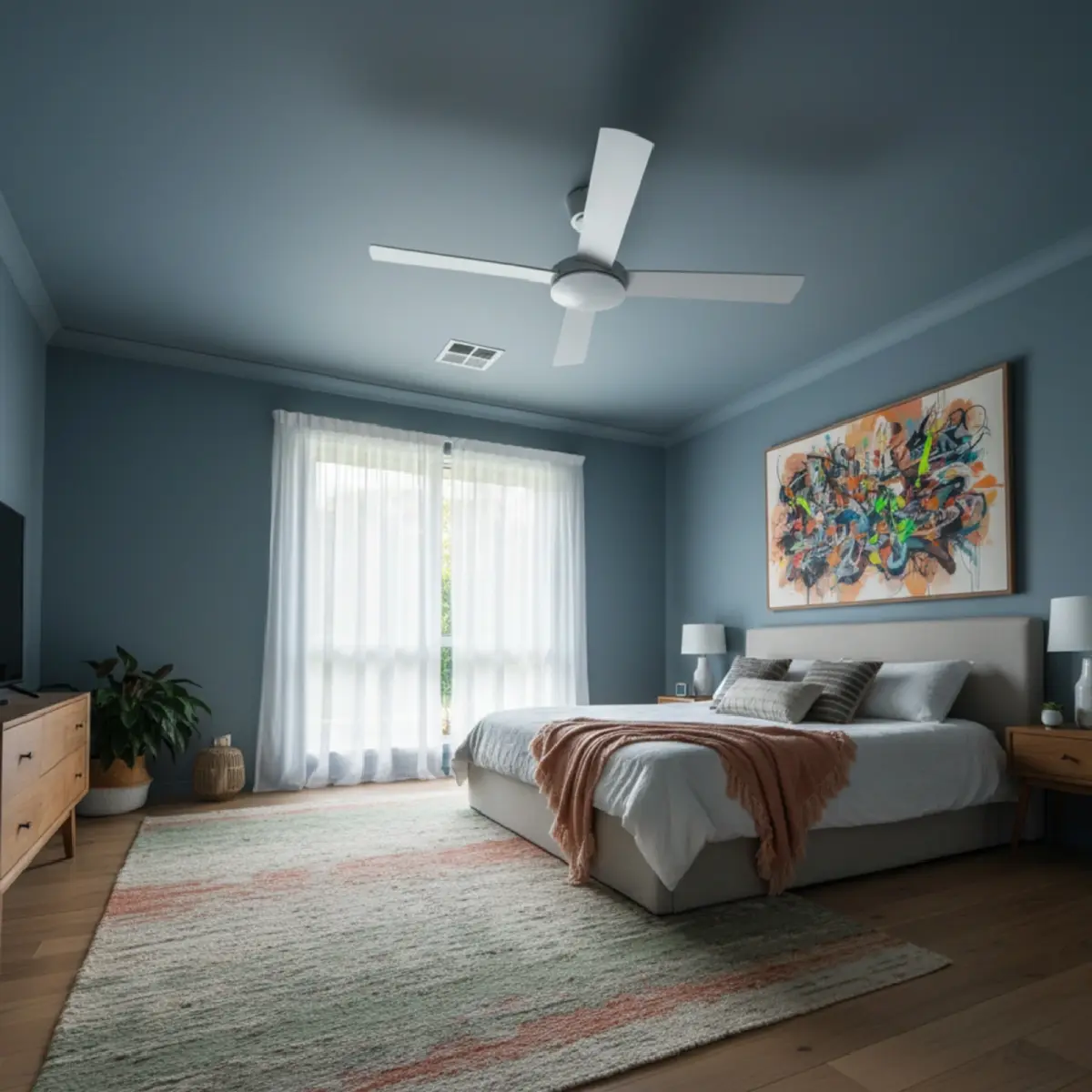 Fanco Eco Silent Pro DC Ceiling Fan - White 56" - Image 3