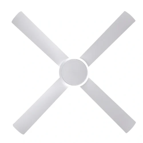 Fanco Eco Silent Pro DC Ceiling Fan with LED Light - White 56" - bottom view