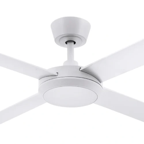 Fanco Eco Silent Pro DC SMART Ceiling Fan with LED Light - White 52" - close up