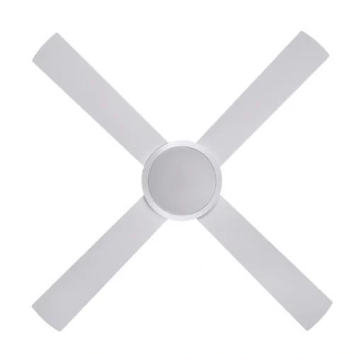 Fanco Eco Silent Pro DC SMART Ceiling Fan with LED Light - White 52" - bottom view