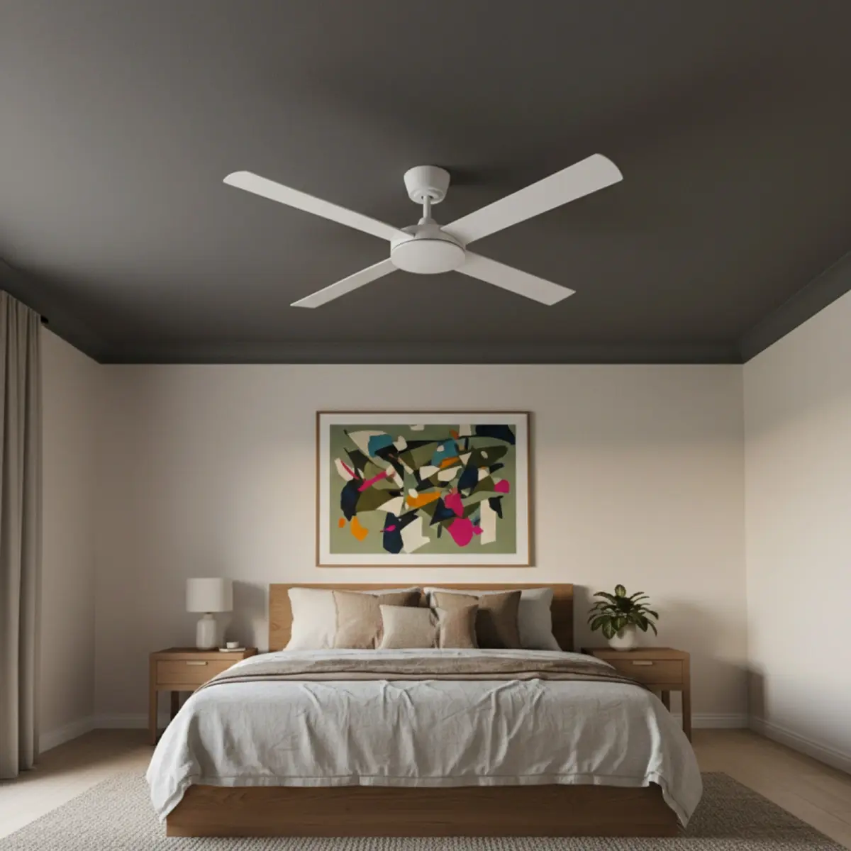 Fanco Eco Silent Pro DC SMART Ceiling Fan - White 56" - Image 3