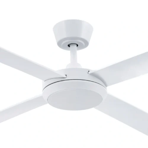 Fanco Eco Silent Pro DC SMART Ceiling Fan with LED Light - White 56" - close up