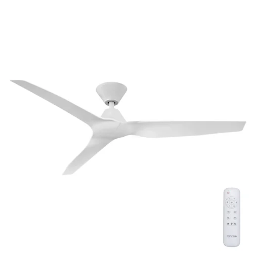Fanco Infinity-iD DC Ceiling Fan with Remote - White 54"