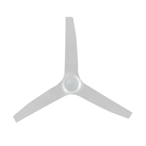Fanco Infinity-iD DC Ceiling Fan with Remote and CCT LED Light - White 54" - bottom view