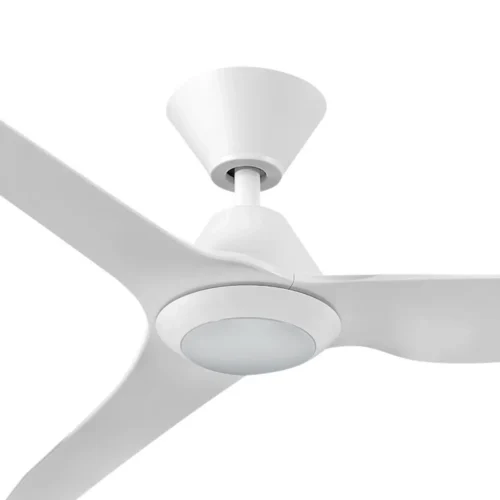 Fanco Infinity-iD DC Ceiling Fan with Remote and CCT LED Light - White 54" - close up