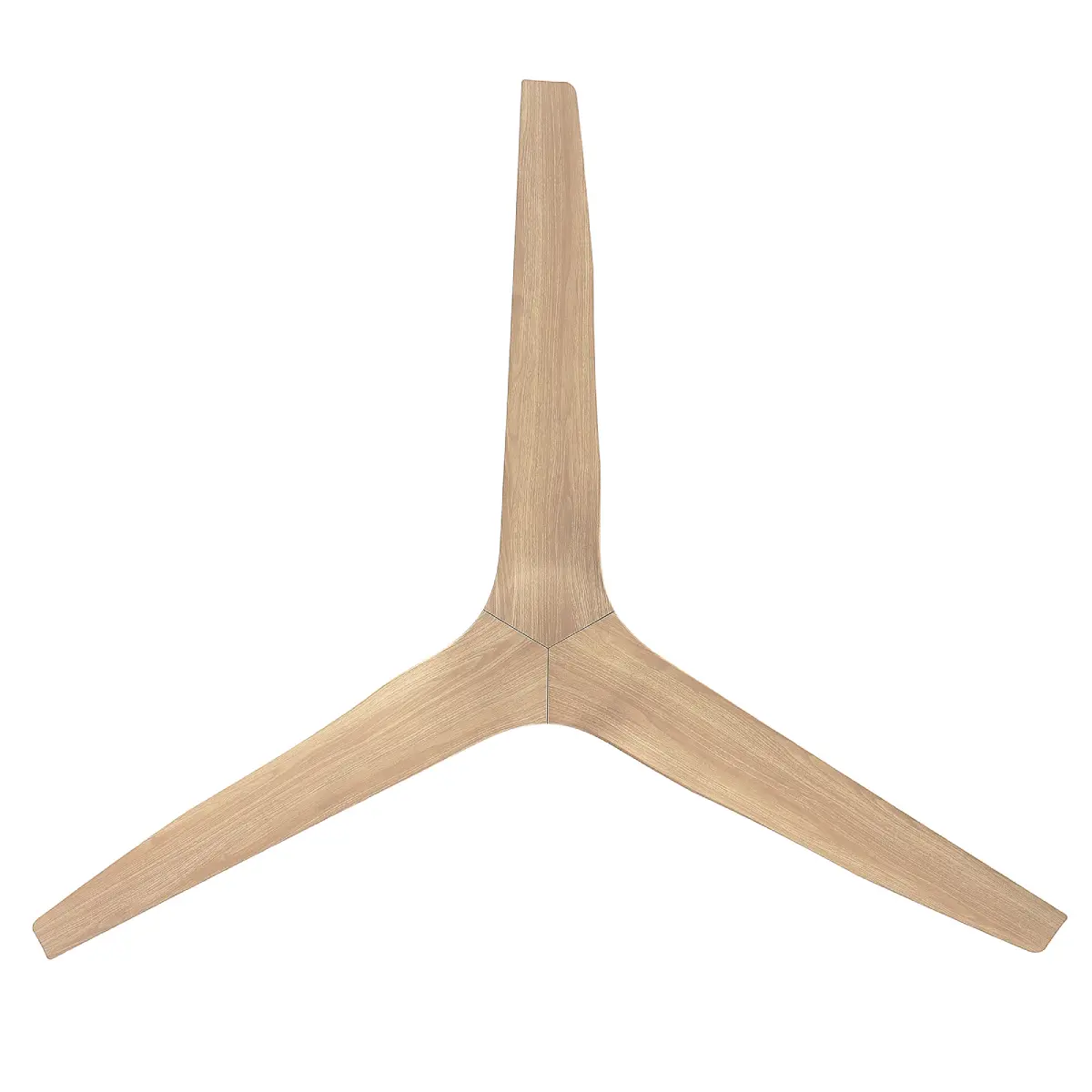 Fanco Infinity-iD DC Ceiling Fan - White with Beechwood Timber Style Blades 60" - bottom view