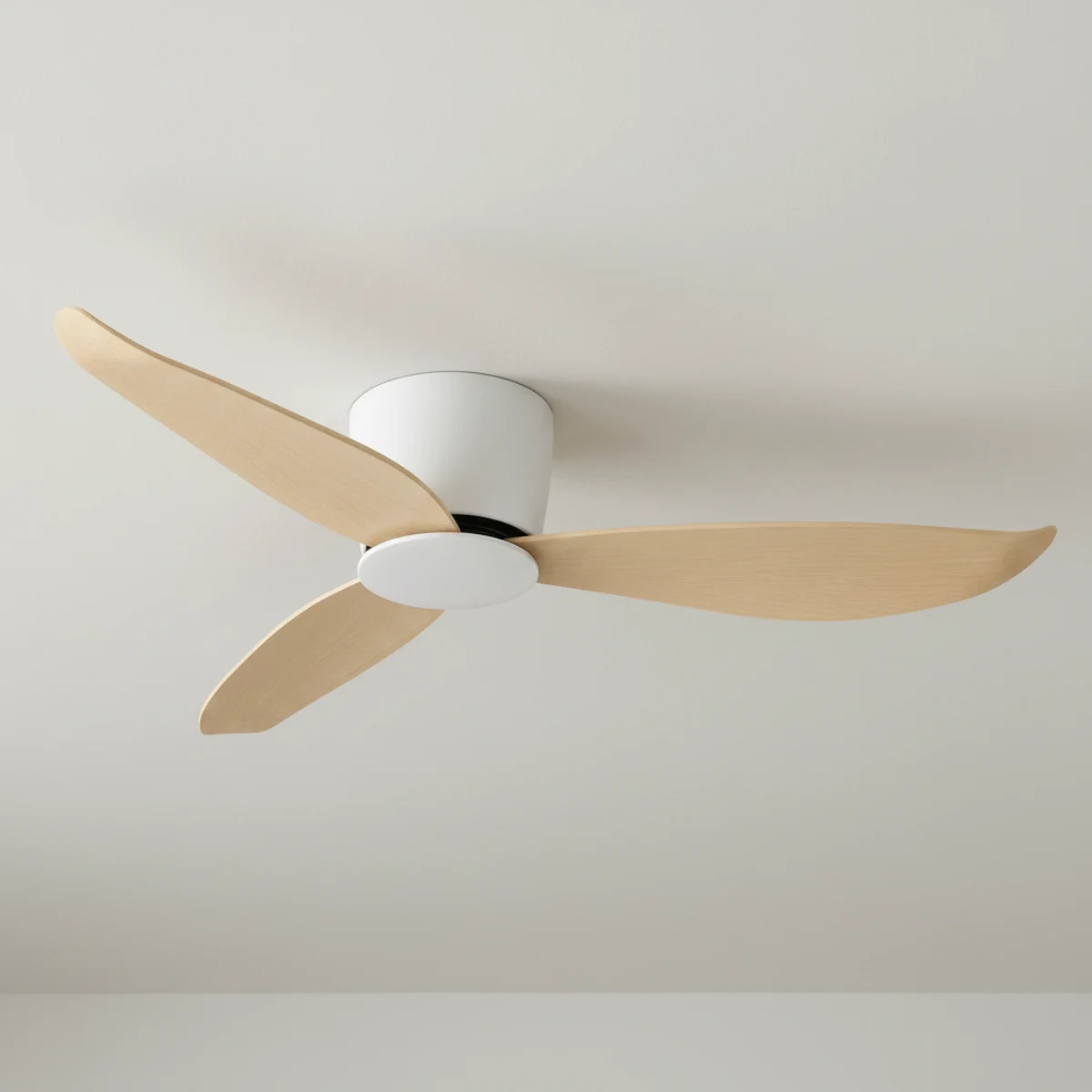 claro-essentials-spirit-dc-44-inches-white-with-timber-style-abs-blades-no-light-close-up-insitu