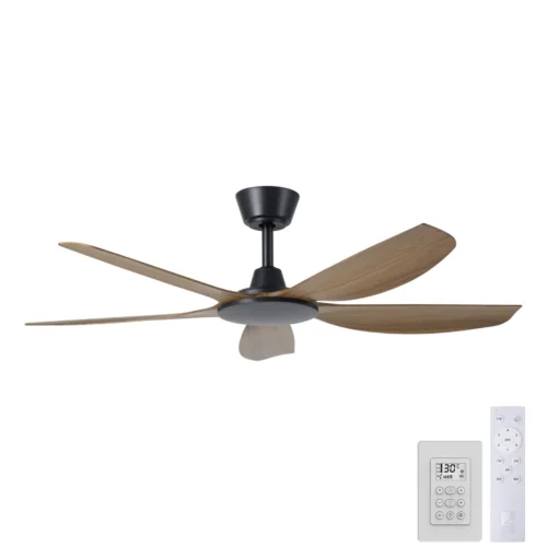 eglo-miami-dc-48-inch-black-with-new-teak-blades-no-light-with-remote-and-wall-control