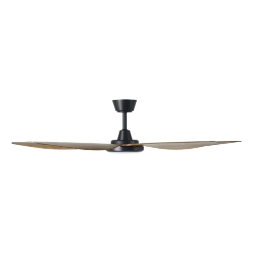 eglo-miami-dc-60-inch-black-with-new-teak-blades-with-cct-led-light-side-view