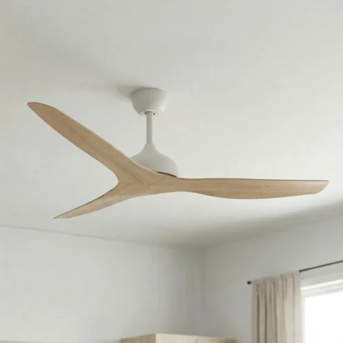 fanco-eco-style-dc-60-inch-white-with-beechwood-close-up-no-light