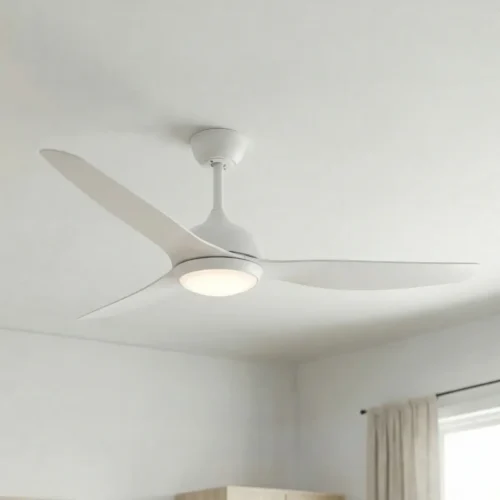 fanco-eco-style-dc-60-inches-white-with-light-close-up-insitu