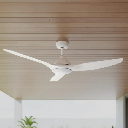 fanco-horizon-dc-52-inch-white-with-cct-led-light-installed-modern-ceiling-close-up