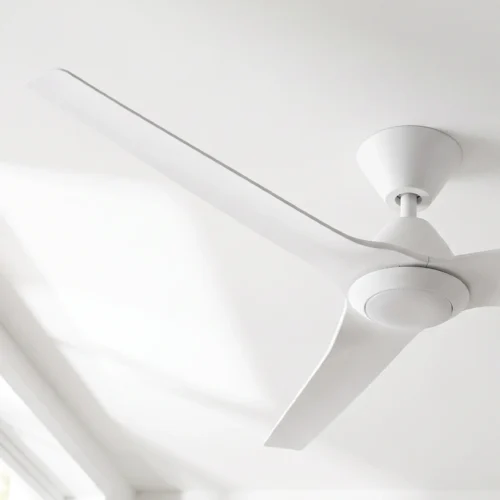 fanco-infinity-id-dc-60-inch-ceiling-fan-with-led-light-white-angled-close-up-insitu