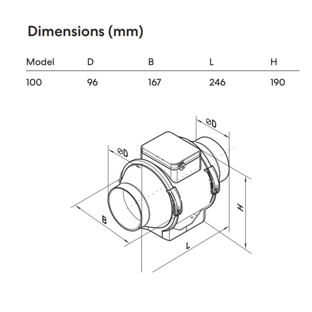 fanco-mixflow-tt-inline-fan-100mm-dimensions