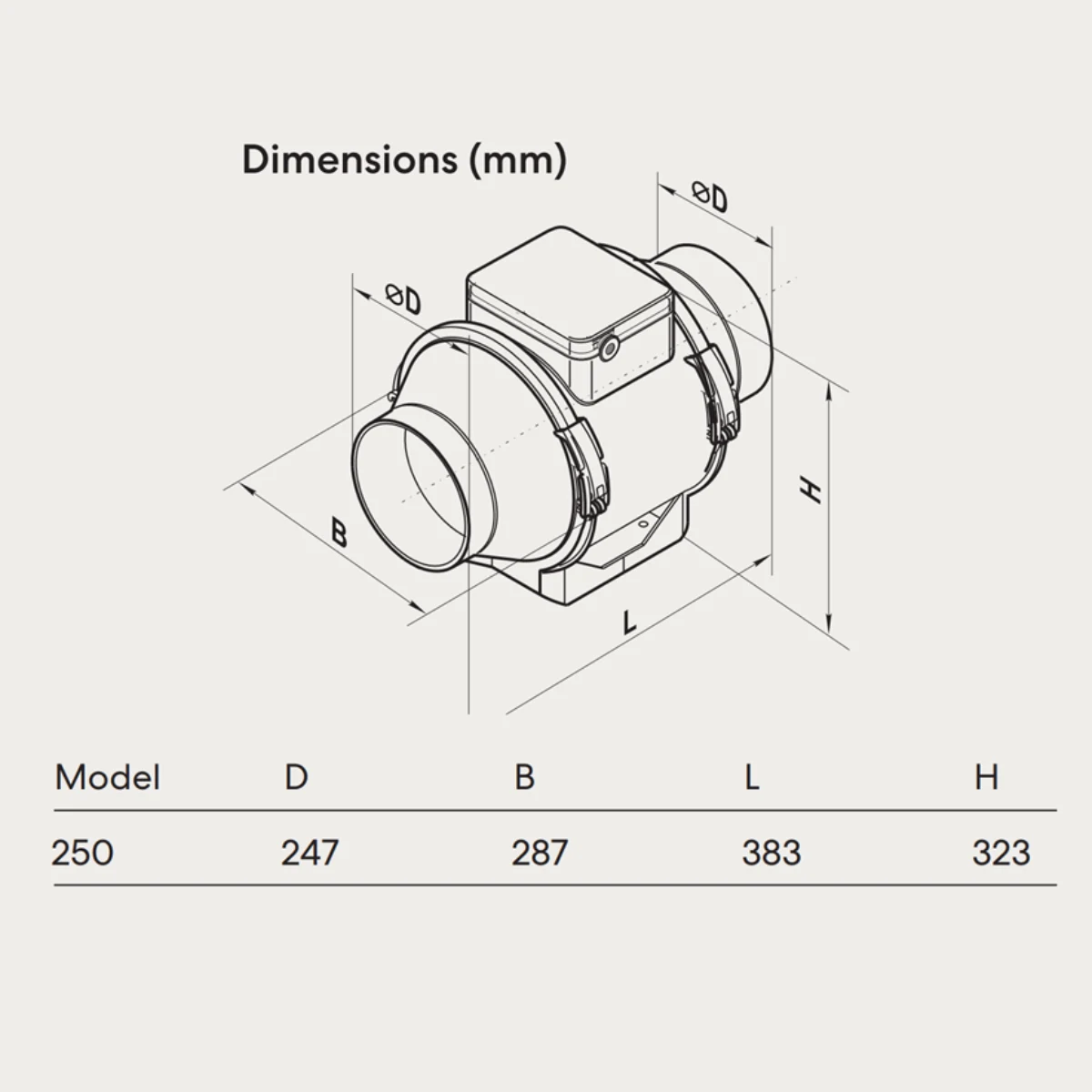fanco-tt-mixflow-250-inline-fan-dimensions