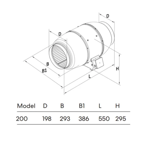 fanco-tt-silent-mixflow-200-inline-fan-dimensions