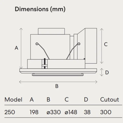 fanco-hybrid-series-250-high-performance-exhaust-fan-dimensions