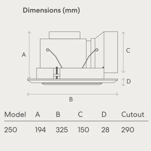 fanco-luna-quiet-boost-250-exhaust-fan-dimensions