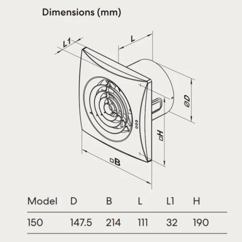 fanco-quiet-150-ceiling-wall-mounted-exhaust-fan-dimensions