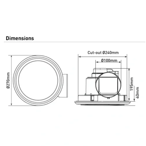 mercator-novaline-2-exhaust-fan-round-240-dimensions